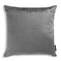 Habitat Textured Velvet Cushion Cover - Grey - 43X43cm