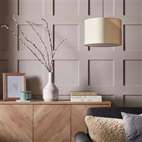 Argos Home Champagne Easy Fit Drum Lampshade - 30 cm