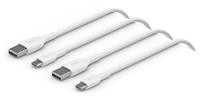 Belkin USB-C to USB-A Two Pack 1m Cables - White