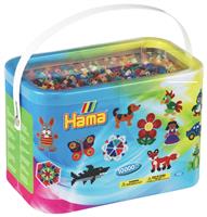 Hama 10K Beads In A Bucket & 5 Pegboard Craft Set