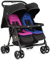 Joie Aire Double Pushchair - Blue & Pink