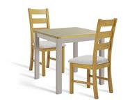 Argos Home Ashwell Oak Dining Table & 2 Oak Chairs