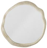 Bloomingville Cream Decorative Irregular Wall Mirror-41x38cm