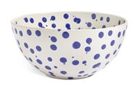 Habitat 60 Jackson Stoneware Salad Bowl - Blue