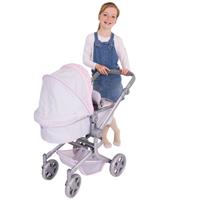 Tiny Treasures Folding Dolls Pram