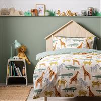 Habitat Cotton Safari Kids Bedding Set - Single