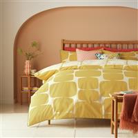 Habitat x Scion Cotton Lohko Yellow Bedding Set - Superking