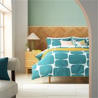 Habitat x Scion Cotton Lohko Teal Bedding Set - Double