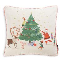 Argos Home Christmas Scene Print Cushion -Muticolour-43x43cm