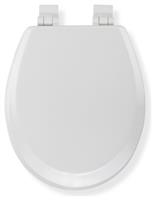 Croydex Carron Moulded Wood Toilet Seat - White
