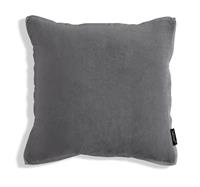 Habitat Cotton Velvet Cushion - Charcoal - 43x43cm