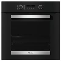 Miele H2465BP Built In Single Electric Oven - Black