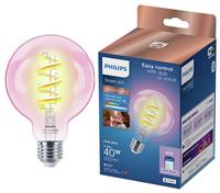 Philips WiZ G95 E27 Colour Clear Filament Smart Light Bulb