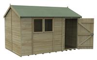 Forest Timberdale Reverse Apex Shed - 12 x 8ft