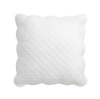 Argos Home Scallop Country Bed Cushion - White - 50x50cm