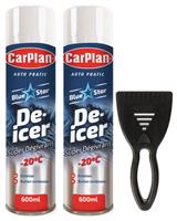 CarPlan Aerosol De-Icer Twin Pack
