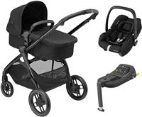 Maxi-Cosi Zelia 3 Luxe Black Travel System