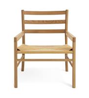 Habitat Laurie Solid Oak Lounge Chair - Natural