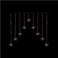 Premier Decorations Colour Snowflake Christmas Window Lights