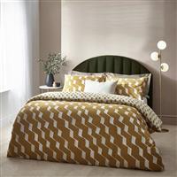 Hoem Zabine Honey Yellow Bedding Set - Double
