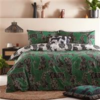 Furn Wildcat Green Bedding Set - Single