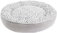 Spotty Dot Print Doughnut Dog Bed-Large