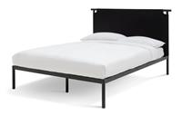 Habitat Kai Reversible Headboard Double Bed Frame - Black