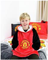 Manchester United FC Fleece Hooded Blanket - Medium