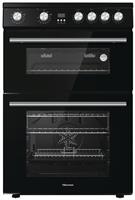 Hisense HDE3211BIBUK 60cm Double Oven Electric Cooker -Black