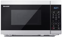Sharp 800W Standard Microwave YC-MS02U-S - Silver