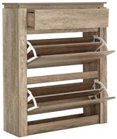 GFW Canyon Shoe Storage Cabinet - Oak