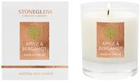 Stoneglow Candles Medium Boxed Candle - Apple & Bergamot