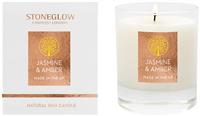 Stoneglow Candles Medium Boxed Candle - Jasmine & Amber