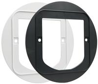 Sureflap Cat Flap Glass Mounting Adaptor - Grey & White