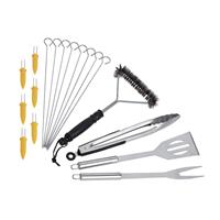 Argos Home 18-Piece Stainless Steel BBQ Accessory Set