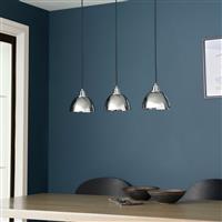 Shore Light Bartlett Metal & Glass Pendant Bar - Smoke Grey