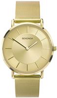 Sekonda Ladies Gold Stainless Steel Mesh Bracelet Watch