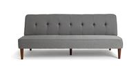 Habitat Odeon Fabric 2 Seater Clic Clac Sofa Bed - Grey