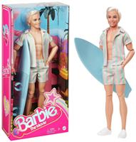 Barbie The Movie: Ken Doll in Pastel Stripes Beach Outfit