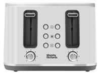 Morphy Richards 242802 Motive 4 Slice Toaster - Light Grey