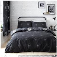 Catherine Lansfield Skulls Kids Bedding Set - Double