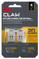 3M Claw Plasterboard Picture Hanger - 4 Pack