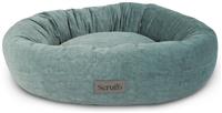 Scruffs Oslo Doughnut Teal Blue Dog Bed - Large