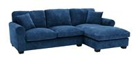 Argos Home Taylor Fabric Right Hand Corner Sofa - Blue