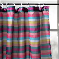 Habitat Stripe Anti Bacterial Curtain - Multicoloured