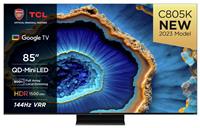 TCL 85 Inch 85C805K Mini-LED 4K Ultra HD HDR Smart TV