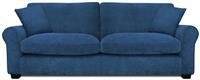 Argos Home Taylor Fabric 4 Seater Sofa - Blue