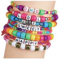 Shimmer N Sparkle ABC Fashion Bead Bracelet