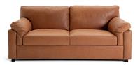 Habitat Florence Leather 3 Seater Sofa - Tan