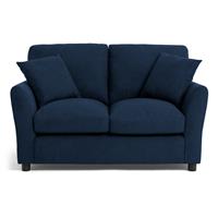 Argos Home Aleeza Fabric 2 Seater Sofa - Navy